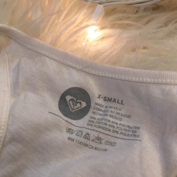 Roxy “Salt & Sand & Roxy” Graphic Sway Tank Top XS - Picture 5 of 8